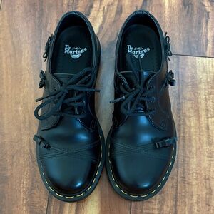 Dr. Martens Black Leather Lace-Up Shoes 1461